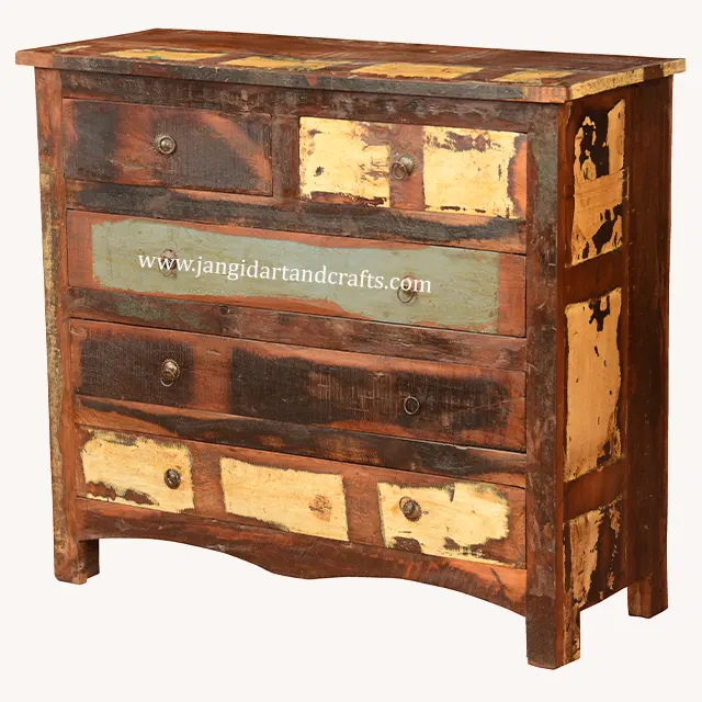 Cofre de madera de fabricación de cajones, accesorio de fabricación de cajas de madera reciclada de la India, proveedor de reproducción al por mayor