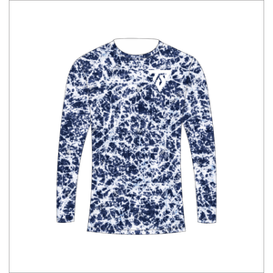 T-shirt à manches longues pour homme, camouflage bleu et blanc, sublimation personnalisée, chasse, pêche, Trackstar, OEM, marque privée, TSI-G05-P0820 - Product Image 2