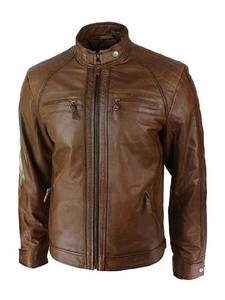 เสื้อแจ็คเก็ตหนังสำหรับผู้ชายสีต่างๆ - Product Image 5