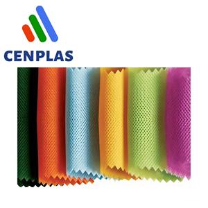 Rollo de tela no tejida EcoWeave, patrón cruzado impreso impermeable para coches, higiene elegante, bolsas no tejidas hiladas duraderas - Product Image 6