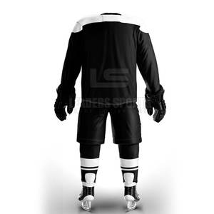 Uniforme de Hockey sobre Hielo Personalizado con Color y Logotipo, el Más Vendido, Cómodo para Adultos, 100% Poliéster, Servicio OEM, Venta en Línea - Product Image 3