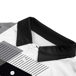 เสื้อโปโลผู้ชายคุณภาพสูงสำหรับฤดูร้อน แฟชั่นลำลอง ระบายอากาศได้ดี รับสกรีนโลโก้ ผ้าฝ้าย 100% แขนสั้น กันยับ - Product Image 4