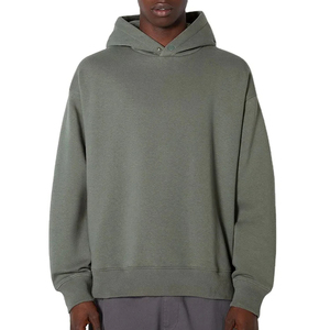 Sweat à capuche pour homme, surdimensionné, à épaules tombantes, personnalisé, poids lourd, de haute qualité, décontracté, 100% coton, pull à capuche - Product Image 1