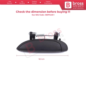 BDP1449-1 Left Exterior <b>Door</b> <b>Handle</b> for Clio 2 Megane 1 Scenic 1 Symbol Thalia Logan Platina Largus 7700426086 - Product Image 5
