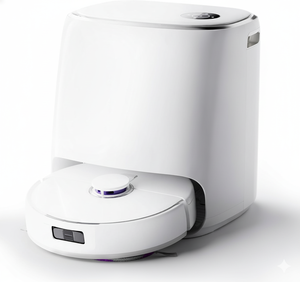 Robot Aspirador y Fregador 8200Pa con Autovaciado, Lavado y Secado Automático de Mopa, WiFi y Evitación de Obstáculos - Product Image 1