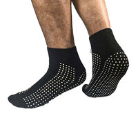 Chaussettes de compression à maintien renforcé pour la cheville, antidérapantes, unisexe, avec logo sur le dessous, pour jeunes, printemps, haute qualité, yoga/entraînements