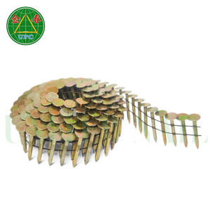 1-1/4 "x 0.120 Clous à toiture en bobine 7200pcs avec tête à carreaux lisse Matériau en acier à prix compétitifs - Product Image 2