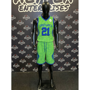 Camiseta de Baloncesto Personalizada con Números en la Parte Delantera para Hombre, Transpirable, de Alta Elasticidad, Secado Rápido, 100% Poliéster, Antibacteriana, para Invierno - Product Image 1