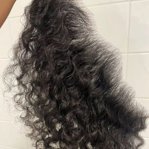 Cabello Humano Virgen con Cierre de Encaje, Ondulado Profundo y Rizado, 105G, Directamente de Fábrica India - Product Image 1