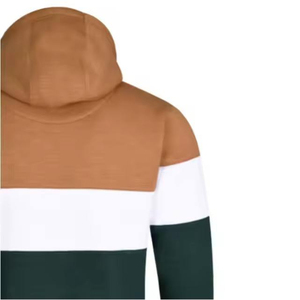เสื้อฮู้ดแบบสวมหัวของผู้ชายผ้าฝ้าย100% ใส่สบายสีทึบ - Product Image 6