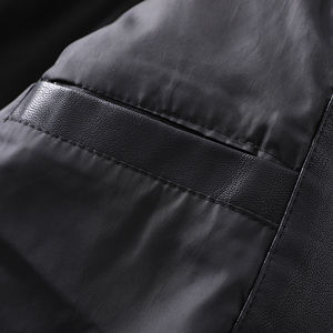 Clothing Wear New Style Men's Sheep Skin Jacket High Quality Windproof Custom Fashion Heavy <b>Weight</b> Winter Manufacturer <b>Stand</b> - Product Image 5