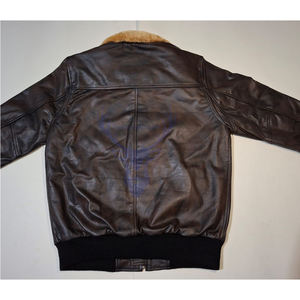 Nuevas llegadas cálidas chaquetas de cuero de diseño personalizado con estilo de moda de invierno para hombres - Product Image 3