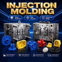 Conception personnalisée de moules d'injection plastique OEM ODM, fabricant de moulage par injection ABS PP, moule plastique, moulage par injection plastique