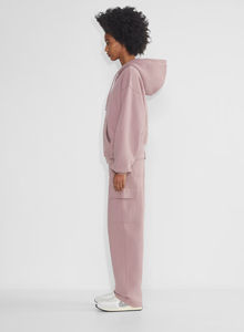 Ensemble de survêtement polaire respirant 100% coton pour femmes Survêtement d'hiver doux et chaud avec des techniques imprimées pour adultes - Product Image 6