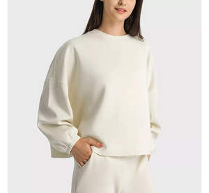 Sweat à capuche oversize en polaire pour femme, pull d'hiver décontracté, streetwear, 100% coton doublé, écologique, imperméable à l'avant - Product Image 1