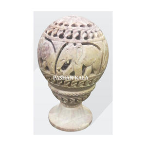 ที่วางเทียนชาแกะสลักสบู่ธรรมชาติสำหรับตกแต่งบ้านดีไซน์เนอร์อินเดีย - Product Image 1