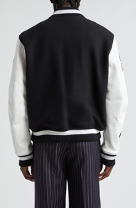 Veste universitaire unisexe, coupe classique, fermeture à boutons pression, option de broderie personnalisée sur le devant, broderie personnalisée, équipe, école - Product Image 2