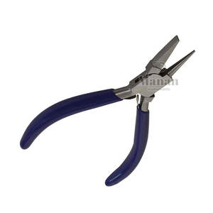 MANAN INSTRUMENTS Alicates de Joyería de Punta Redonda Plana de Acero Inoxidable, Herramienta para Hacer Lazos y Doblar Alambre, 5 Pulgadas, DIY - Product Image 6