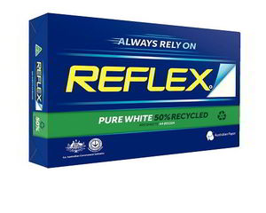 Reflex Australian Made Ink Wise Reflex Ultra White Office <b>Copy</b> <b>Paper</b> A4, Reflex Ultra A4 <b>Paper</b> <b>Carbon</b> Neutral 80gsm 5 Reams - Product Image 6
