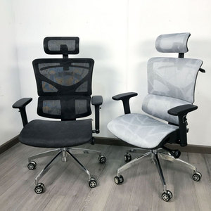 เก้าอี้สำนักงาน HOGVP031 รุ่น Ergonomic Spirit Modern ดีไซน์ยกได้ ปรับพนักพิงศีรษะได้ โครงโลหะโครเมียม หุ้มหนัง PU อะลูมิเนียม เหมาะสำหรับใช้ในโรงเรียนและโรงพยาบาล - Product Image 5