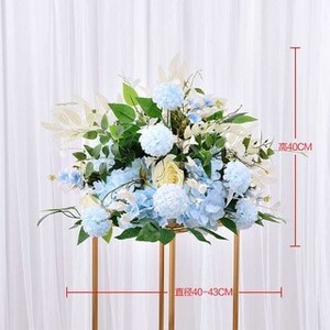 Centres de table de mariage en soie romantiques et modernes de haute qualité, décoration de boule de fleurs artificielles |   Horti Club - Product Image 2