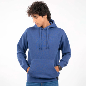 Sudaderas con capucha de invierno para hombre, fabricante OEM, tela de rizo de algodón, bordado, tela sólida de peso pesado, suministro a granel, Exportación de Bangladesh - Product Image 4