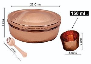 Boîte Masala en laiton et cuivre avec couvercle en métal Boîte à épices à pain Bocal Meilleurs contenants à épices en laiton Boîtes personnalisées à bas prix - Product Image 6