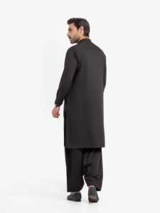 Salwar Kameez traditionnel pakistanais pour hommes, tenue décontractée pour les fêtes, robe musulmane pour l'Aïd et les célébrations - Product Image 5