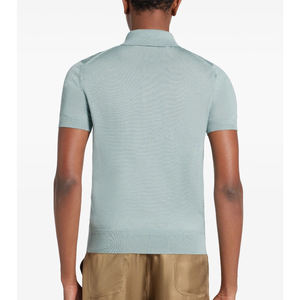 เสื้อโปโลแขนสั้นผู้ชาย, เสื้อกอล์ฟลายทางลำลองคอลลาร์ - Product Image 6