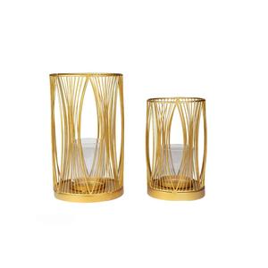 Candelabro de Metal con Acabado Dorado de Alta Calidad, Nuevo y Moderno para Decoración de Bodas, Hogar, Hotel y Restaurante - Product Image 2