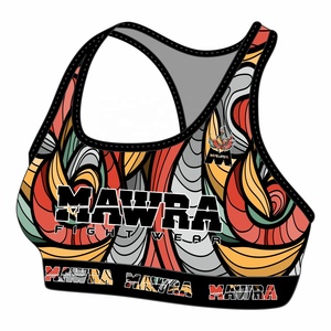 Soutien-gorge de sport pour femme, haute qualité, logo personnalisé, maintien élevé, extensible dans les quatre sens, écologique, léger, respirant, fermeture frontale - Product Image 4