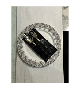 Funda de cuero de alta calidad para el almuerzo, prenda más antigua de color azul - Product Image 5