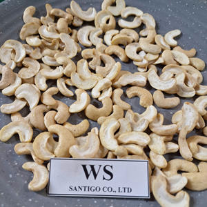 Noix de cajou en vrac bon marché WS blanc fendu SANTIGO noix de cajou cassées Kaju Badam - Product Image 1