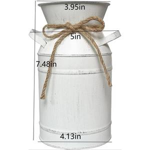 Florero de Metal para decoración del hogar, maceta de hierro para mesa central, dormitorio, sala de estar, balcón, decoración del hogar - Product Image 5