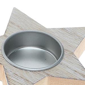 Porte-bougie décoratif en bois, bougeoir pour Noël, maisons, style mariage par faizacraft - Product Image 3