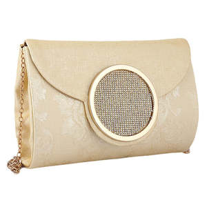 Bolso de mano elegante para mujer 6694 - Dorado - Product Image 1