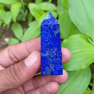 งานฝีมือคริสตัลรูปวงรีสำหรับตกแต่งบ้านทำจาก Lapis Lazuli คริสตัลรูปวงรีงานปาล์มสโตนขายส่งของขวัญอินเดีย - Product Image 3