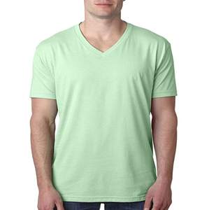 Camisetas de Hombre con Cuello en V Lisas, Manga Corta, 100% Fibra de Algodón, 210g, Personalizables, Ecológicas, de Secado Rápido, OEM ODM, Casuales, Gran Venta - Product Image 6