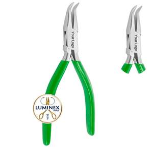 คีมจับปลายโค้งงอทำจากสเตนเลสสตีลคุณภาพสูงออกแบบโลโก้ได้ตามต้องการเครื่องมือตัดลวดสีดำ - Product Image 3