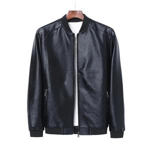 Chaqueta de motocicleta larga de cuero genuino para hombre, prendas de vestir gruesas impermeables para invierno - Product Image 6