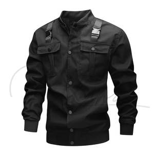 Chaquetas de Moda Masculina para Invierno 2026, Estilo Urbano, Gruesas, Resistentes al Viento, Transpirables, con Logotipo Frontal y Cuello Alto - Product Image 1