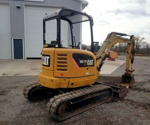 CATERPILLAR 302.7D CR 2018 d'occasion engins de terrassement pelle hydraulique sur chenilles pelle 2 tonnes mini - Product Image 4
