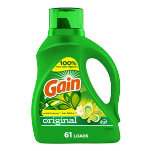 Compra detergente líquido para ropa Gain Original, 64 cargas, 100 onzas líquidas - Product Image 3
