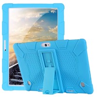Yüksek kalite 10 inç koruyucu kılıf evrensel deri kılıf 10.1 inç tablet dahili standı koruyucu silikon kılıf
