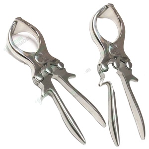 Abrazaderas de castración sin sangre profesionales, herramientas de castrador veterinario de acero inoxidable para cerdo, oveja, cabra, ganado, equipo agrícola - Product Image 2