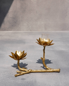 Bougie votive personnalisée de haute qualité en métal plaqué royal, décoration de porte, style unique pour Noël - Product Image 3