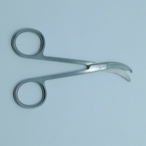 Littauer 14 cm ciseaux à point chirurgical lame crochetée en acier délicat Instrument de suture chirurgicale à puissance manuelle classe certifiée CE - Product Image 6