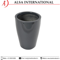 Jardinière en fibre de verre de grande taille, de haute qualité, au design moderne et élégant, légère et durable, pour usage extérieur en jardin, fournisseur indien