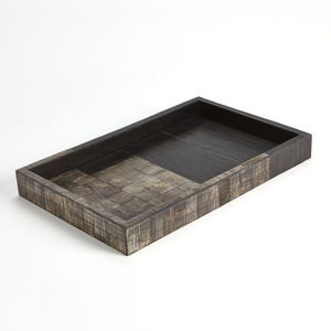 Plateau en corne noire de haute qualité pour un dessert élégant parfait pour les mariages et l'affichage de table de fête - Product Image 5