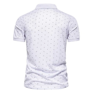 Estilo informal profesional para hombres para Polos Impreso personalizado Ligero Elástico Tejido Sólido Animal Patrón Corto Liso - Product Image 5